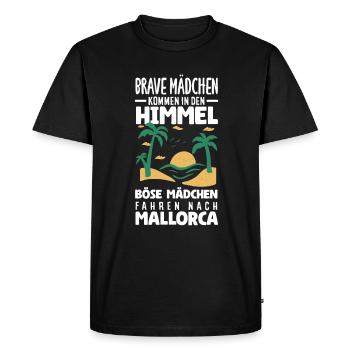 Mallorca Party Crew Mallorca Holidays - Men's Premium Organic T-Shirt - black - Front - Nico (187cm)