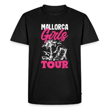 Mallorca Party Crew Mallorca Holidays - Men's Premium Organic T-Shirt - black - Front - Nico (187cm)