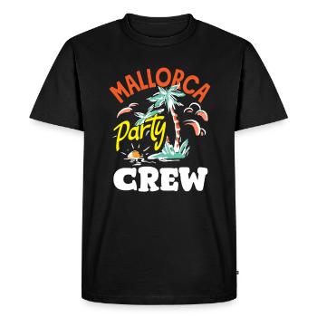 Mallorca Party Crew Mallorca Holidays - Men's Premium Organic T-Shirt - black - Front - Nico (187cm)