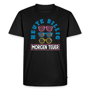 Mallorca Party Crew Mallorca Holidays - Men's Premium Organic T-Shirt - black - Front - Nico (187cm)