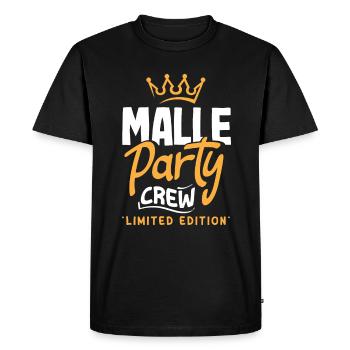 Mallorca Party Crew Mallorca Holidays - Men's Premium Organic T-Shirt - black - Front - Nico (187cm)