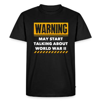 Funny Teacher Teacher Gift - Men's Premium Organic T-Shirt - black - Front - Nico (187cm)