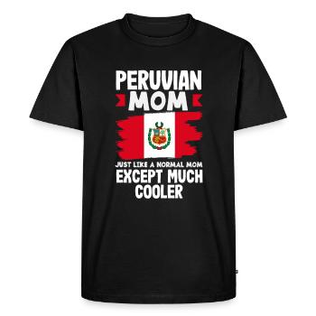 Pérou Cadeau péruvien - T-shirt Premium bio Homme - noir - Devant - Nico (187cm)
