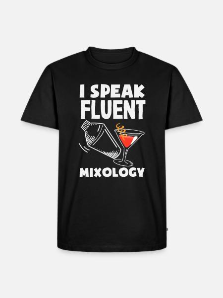Funny Bartender Saying Bartender Gift - Men's Premium Organic T-Shirt - black