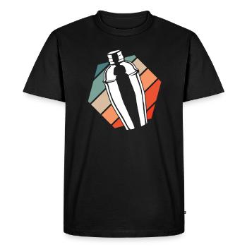 Funny Bartender Saying Bartender Gift - Men's Premium Organic T-Shirt - black - Front - Nico (187cm)