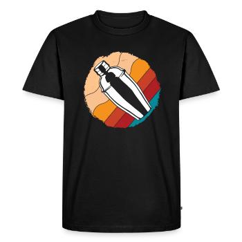 Funny Bartender Saying Bartender Gift - Men's Premium Organic T-Shirt - black - Front - Nico (187cm)