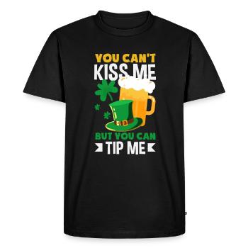 Funny Bartender Saying Bartender Gift - Men's Premium Organic T-Shirt - black - Front - Nico (187cm)