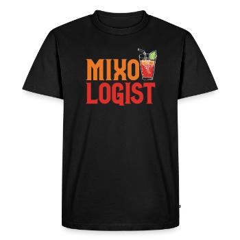 Funny Bartender Saying Bartender Gift - Men's Premium Organic T-Shirt - black - Front - Nico (187cm)