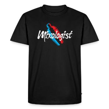 Funny Bartender Saying Bartender Gift - Men's Premium Organic T-Shirt - black - Front - Nico (187cm)