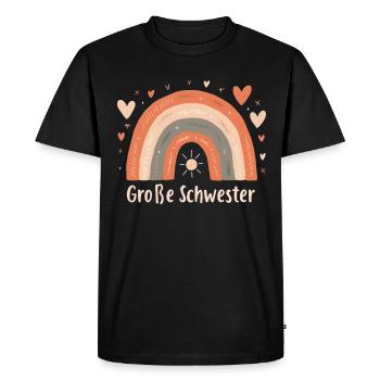 Big Sister Rainbow Boho - Men's Premium Organic T-Shirt - black - Front - Nico (187cm)