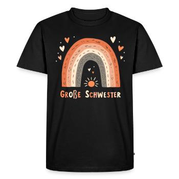 Big Sister Rainbow Boho - Men's Premium Organic T-Shirt - black - Front - Nico (187cm)