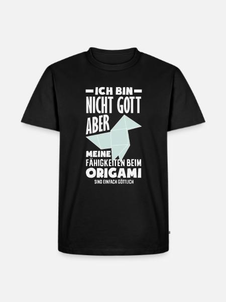 Origami Abilities Simply Divine - Men's Premium Organic T-Shirt - black