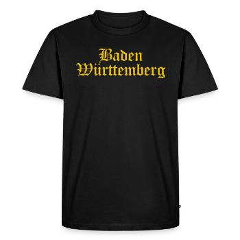 Baden Württemberg - Men's Premium Organic T-Shirt - black - Front - Nico (187cm)