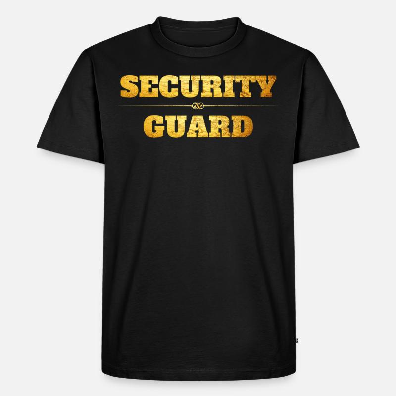 Security Guard - Männer Premium Bio T-Shirt - Schwarz