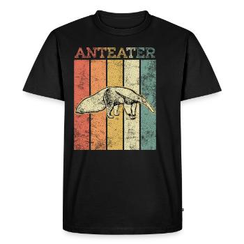 fourmilier - T-shirt Premium bio Homme - noir - Devant - Nico (187cm)