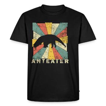 fourmilier - T-shirt Premium bio Homme - noir - Devant - Nico (187cm)