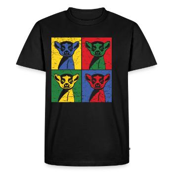 maki - T-shirt Premium bio Homme - noir - Devant - Nico (187cm)