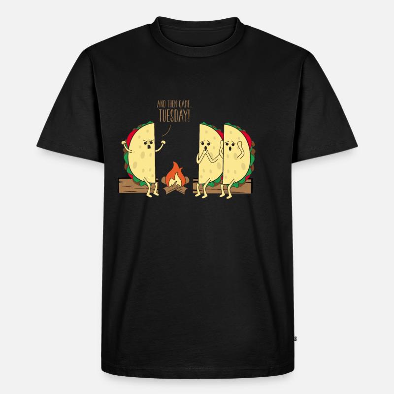 taco - Männer Premium Bio T-Shirt - Schwarz