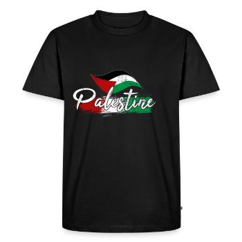 palästina - Männer Premium Bio T-Shirt - Schwarz - Vorne - Nico (187cm)