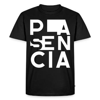 PLASENCIA – Cáceres – Extremadura – Spain - Men's Premium Organic T-Shirt - black - Front - Nico (187cm)