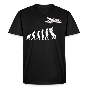 Cadeau de passe-temps avion pilote pilote Planespotter - T-shirt Premium bio Homme - noir - Devant - Nico (187cm)