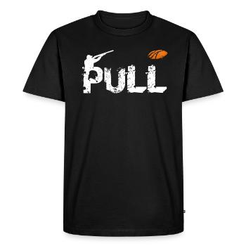 Clay pigeon shooting PULL target shooting - Men's Premium Organic T-Shirt - black - Front - Nico (187cm)