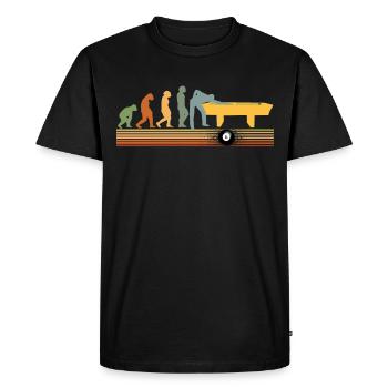 Snooker Evolution Billiard Table BillIard Balls Pool - Men's Premium Organic T-Shirt - black - Front - Nico (187cm)