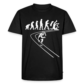 Inline-Skating Rollerskater Inline-Skater - Männer Premium Bio T-Shirt - Schwarz - Vorne - Nico (187cm)