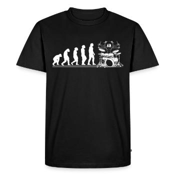 Drummer Drums Drums Drums - Men's Premium Organic T-Shirt - black - Front - Nico (187cm)