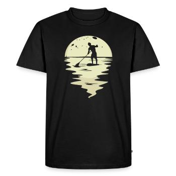 SUP Board paddleboarding Stand Up Paddle paddling - Men's Premium Organic T-Shirt - black - Front - Nico (187cm)