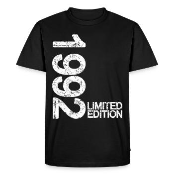 Édition limitée 1992 - T-shirt Premium bio Homme - noir - Devant - Nico (187cm)