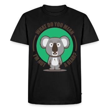 Koalabär ours koala bébé cadeau de dire drôle - T-shirt Premium bio Homme - noir - Devant - Nico (187cm)