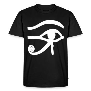 Third Eye-Eye Horus Pineal Gland T-Shirt - Men's Premium Organic T-Shirt - black - Front - Nico (187cm)