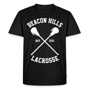 Beacon Hills Graphic - Men's Premium Organic T-Shirt - black - Front - Nico (187cm)