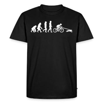 Bikejoring DogScooting Dog Sport Bike Evolution - T-shirt Premium bio Homme - noir - Devant - Nico (187cm)