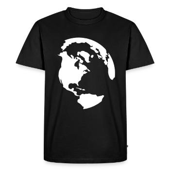 Terre Protection de l’environnement Terre | Save the earth - T-shirt Premium bio Homme - noir - Devant - Nico (187cm)