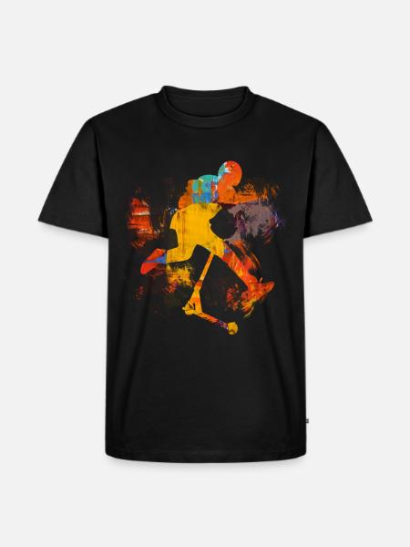 freestyle scooter - Men's Premium Organic T-Shirt - black