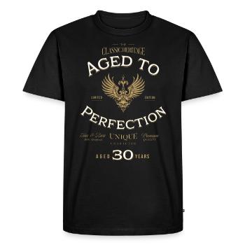 Vieilli à la perfection 30 ans Cadeau d’anniversaire - T-shirt Premium bio Homme - noir - Devant - Nico (187cm)