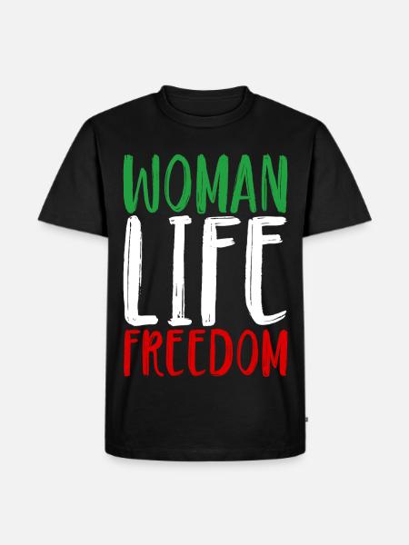 Kvindeliv Frihed Kvinde Kvinder Kvinders Rettigheder Iran - Herre Premium økologisk T-shirt - sort