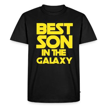 Best Son - Men's Premium Organic T-Shirt - black - Front - Nico (187cm)