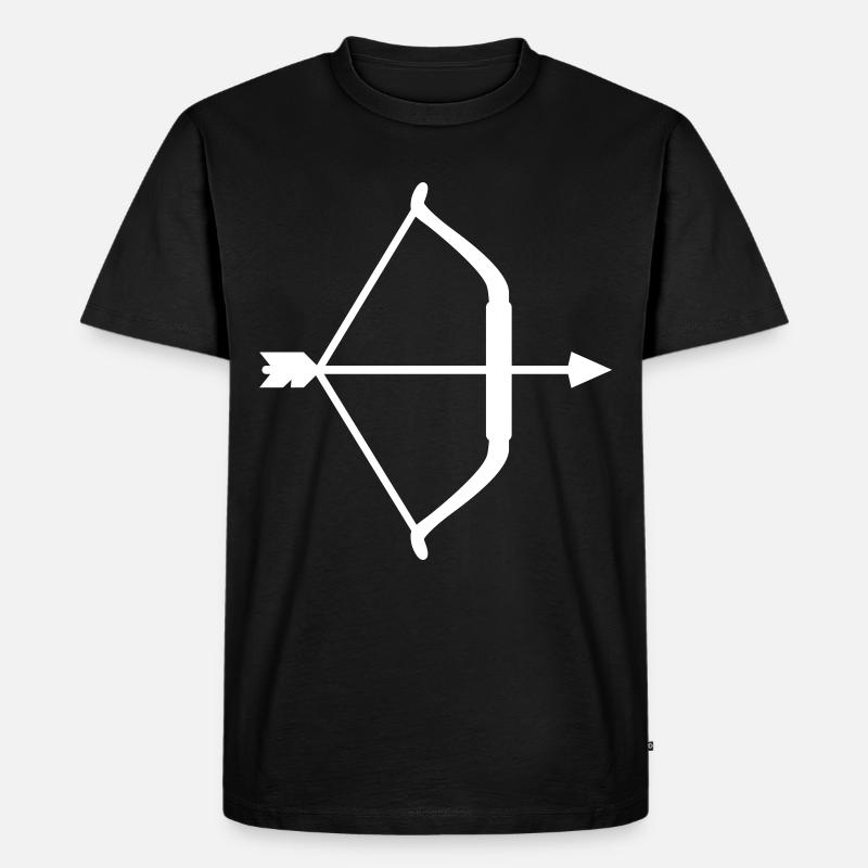 Arc et flèche - T-shirt Premium bio Homme - noir