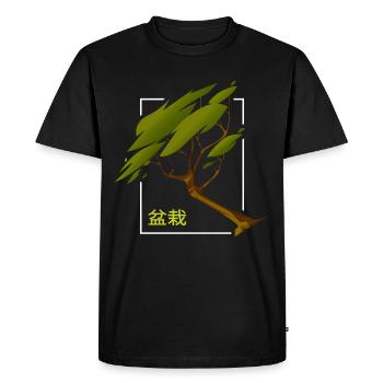 Jardin de bonsaïs Shohin Yamadori - T-shirt Premium bio Homme - noir - Devant - Nico (187cm)
