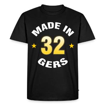 Gers - T-shirt Premium bio Homme - noir - Devant - Nico (187cm)