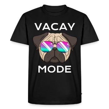 Vacay Fashion Vacances d’été - T-shirt Premium bio Homme - noir - Devant - Nico (187cm)