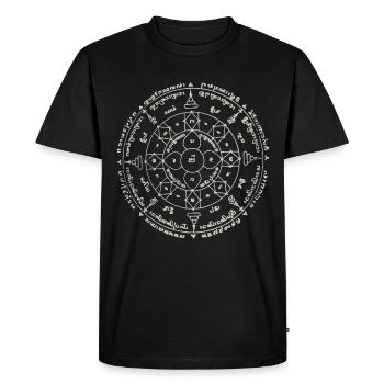 Sak Yant Thai Tattoo Around Yant Cool Gift - Men's Premium Organic T-Shirt - black - Front - Nico (187cm)