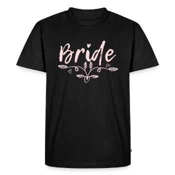 Bridal Shower Party JGA Cool Gift - Men's Premium Organic T-Shirt - black - Front - Nico (187cm)
