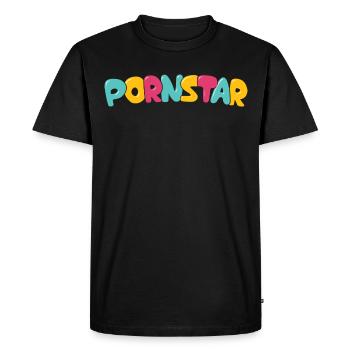 Porno Star - T-shirt Premium bio Homme - noir - Devant - Nico (187cm)