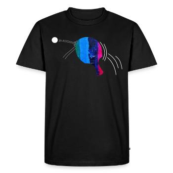 Ping-pong Sport Gift - Men's Premium Organic T-Shirt - black - Front - Nico (187cm)