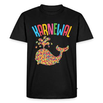 Karnewal Carnaval Costume Baleine Fasnacht - T-shirt Premium bio Homme - noir - Devant - Nico (187cm)