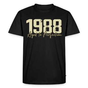 Original 1988 Rétro 1988 Cadeau d’anniversaire 1988 - T-shirt Premium bio Homme - noir - Devant - Nico (187cm)